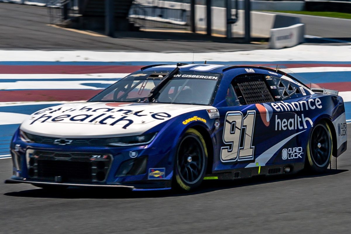 Shane van Gisbergen completed a test in the Project91 Camaro at Charlotte. Picture: Supplied