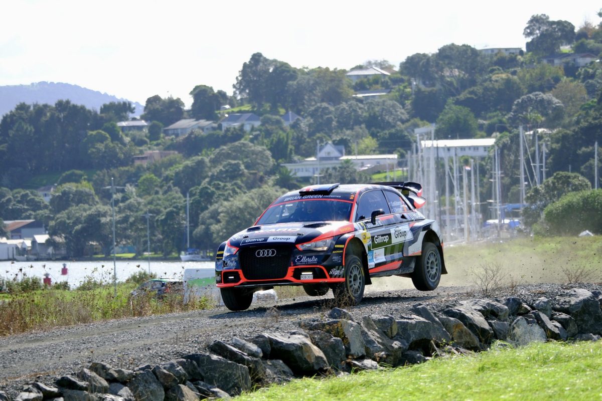 Shane van Gisbergen suffered electrical problems in his New Zealand Rally Championship return. Picture: Shane van Gisbergen Twitter