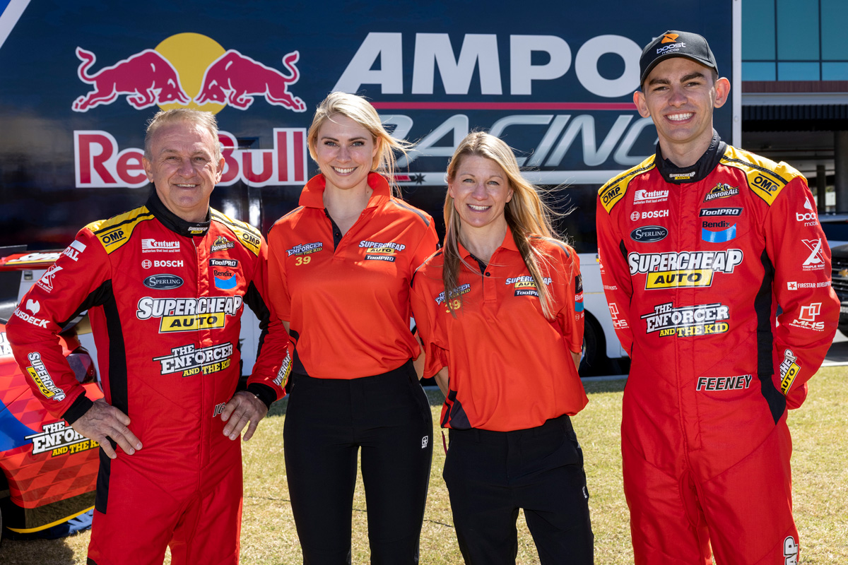 Russell Ingall, Jessica Dane, Romy Mayer and Broc Feeney in 2021. Image: Supplied/Mark Horsburgh