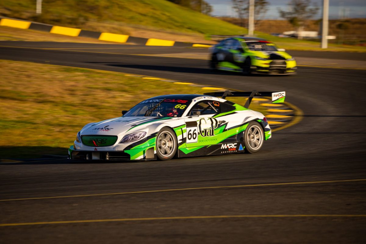 John Goodacre with Cameron McLeod were fastest in all three MARC Car Championship practice sessions. Photo: InSyde Media