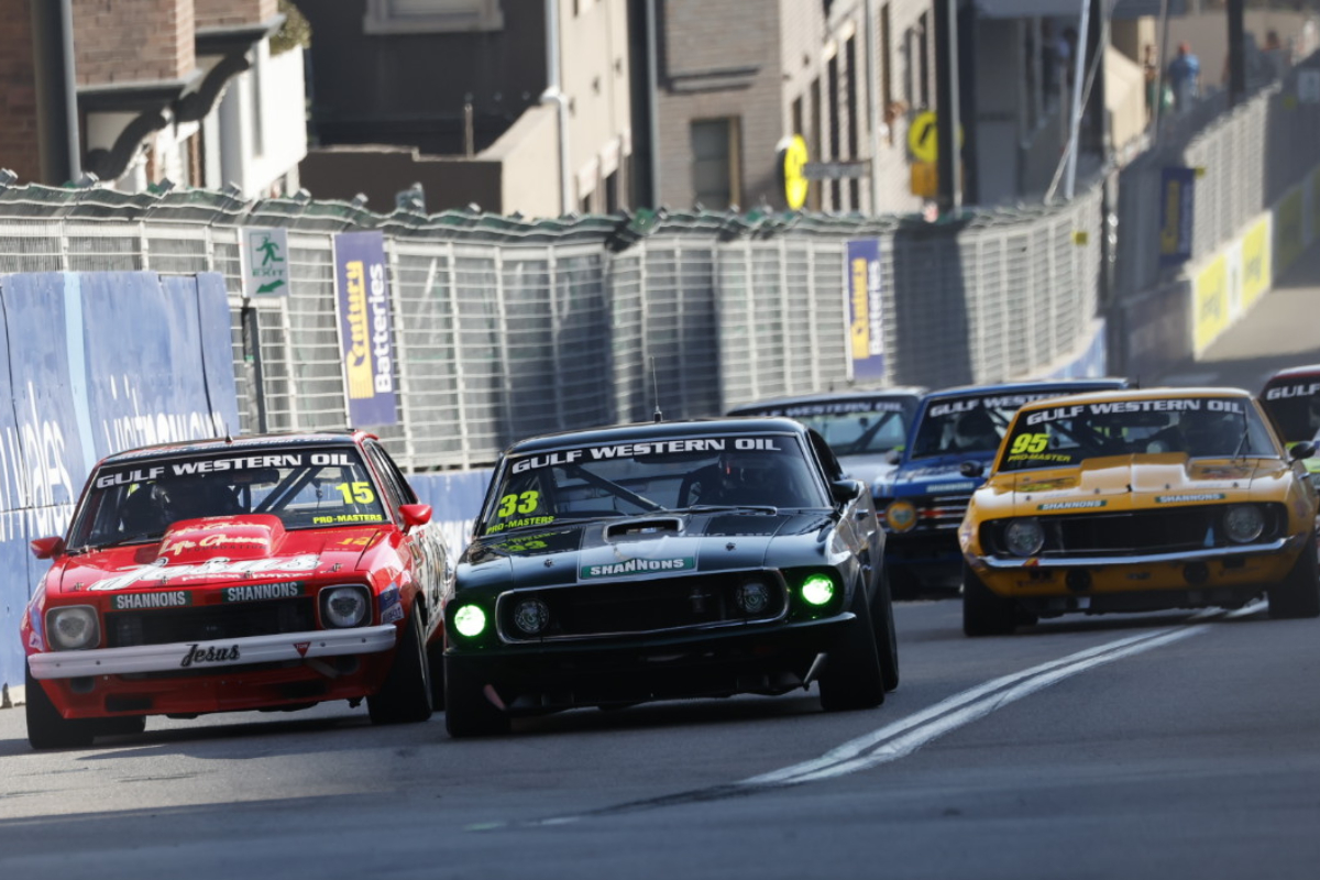 TCM-Touring-Car-Masters-Race-1-Newcastle-500-Steven-Johnson-Ford-Mustang