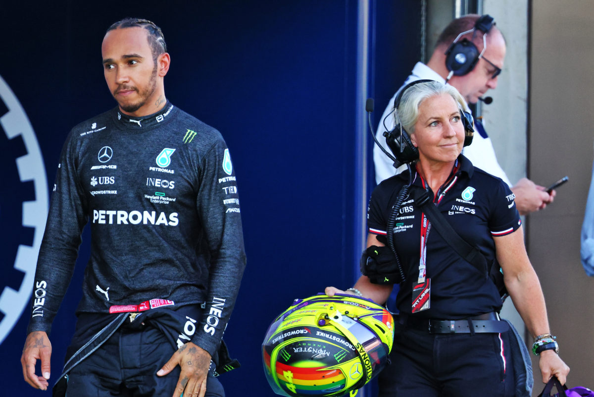 Lewis Hamilton is moving on after splitting from long-time performance coach Angela Cullen