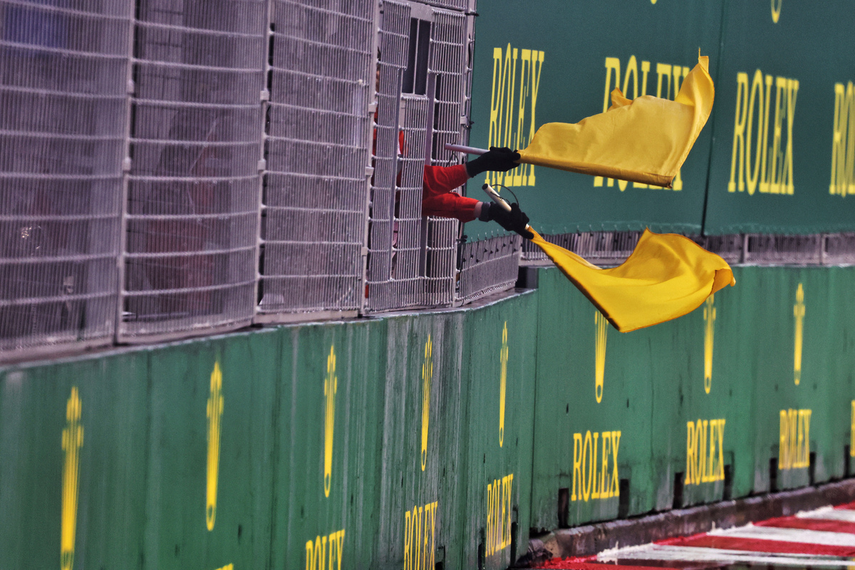 The FIA has tightened requirements around double waved yellow flags