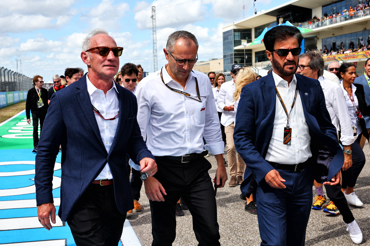Liberty Media CEO Greg Maffei (left) has rejected F1 sale suggestions
