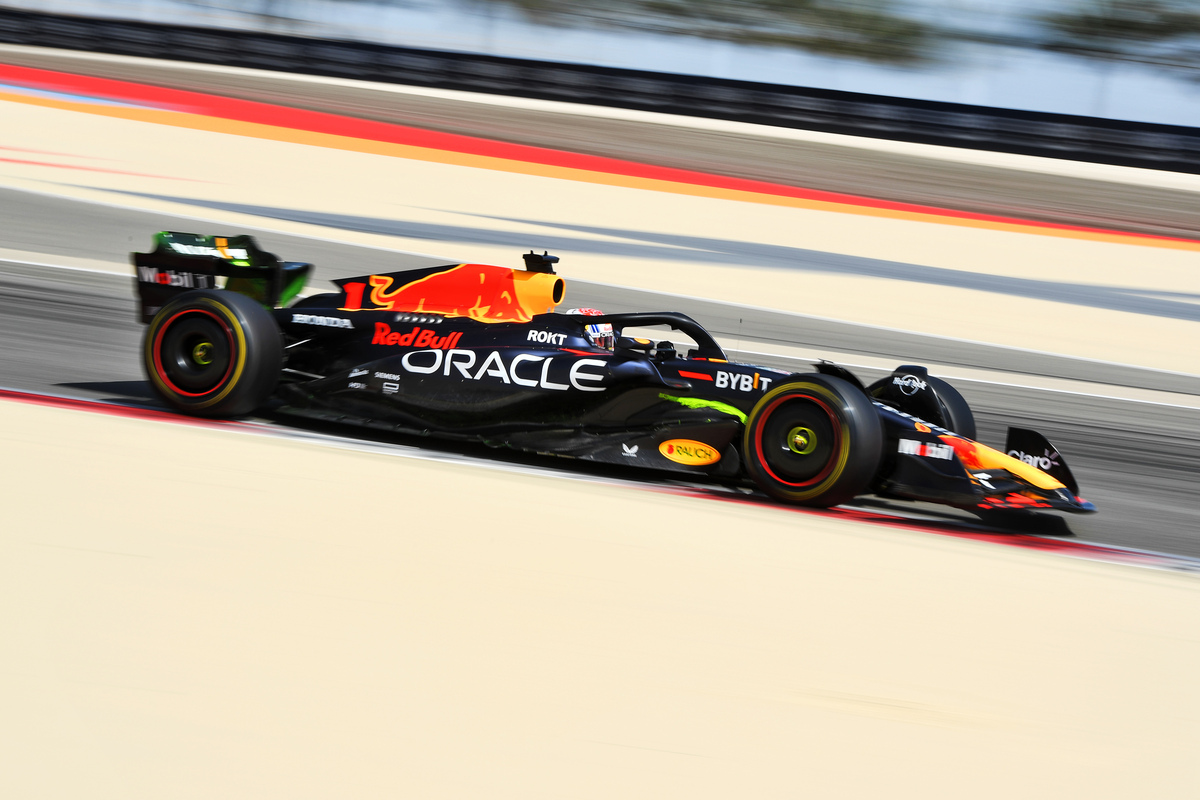 Max Verstappen topped the first session of F1 pre-season testing