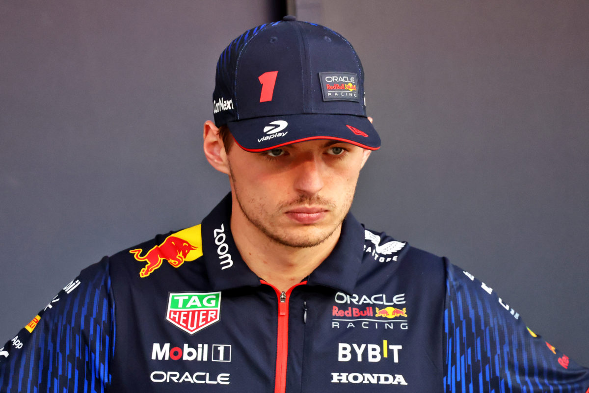 Max Verstappen is recovering from a stomach bug so is sidelined for his Thursday media duties in Jeddah