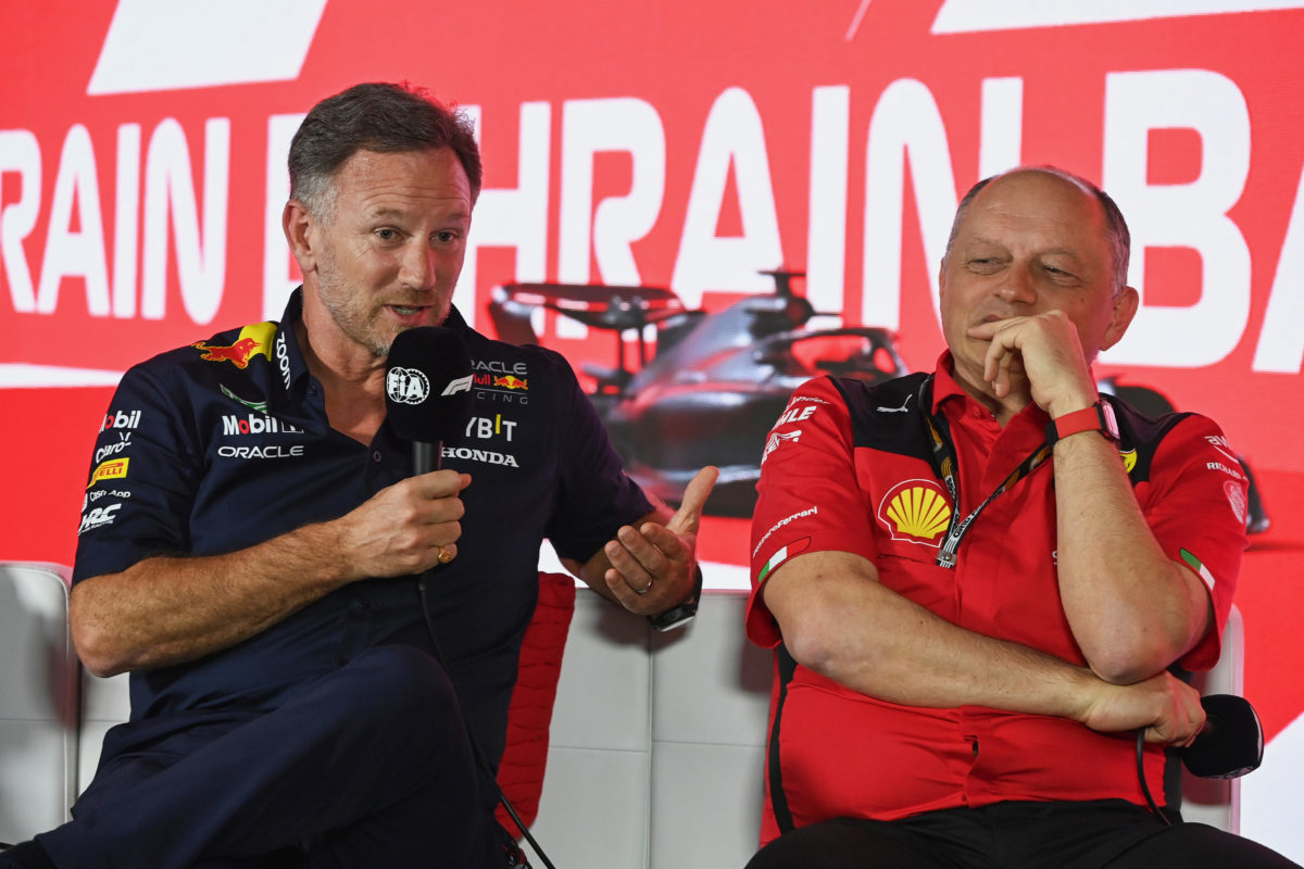 Christian Horner and Fred Vasseur are worried by Aston Martin's resurgence
