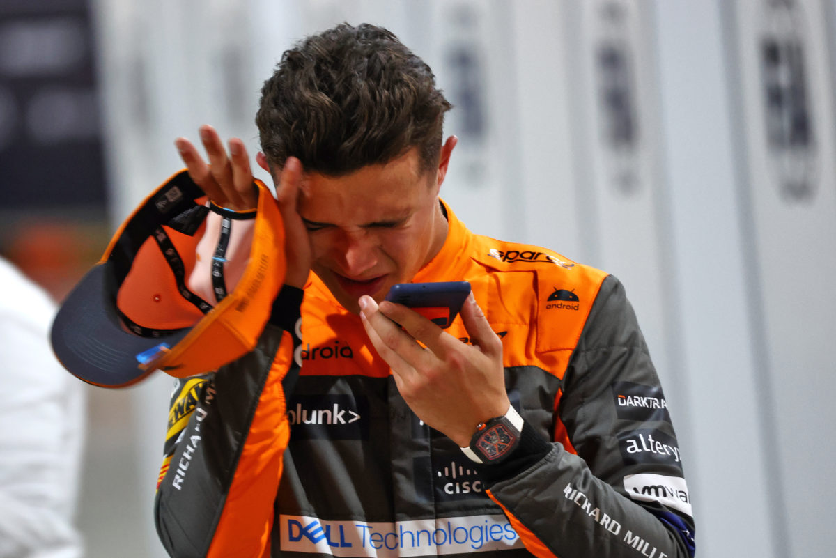 Lando Norris feels he let McLaren down during qualifying for the Saudi Arabian Grand Prix