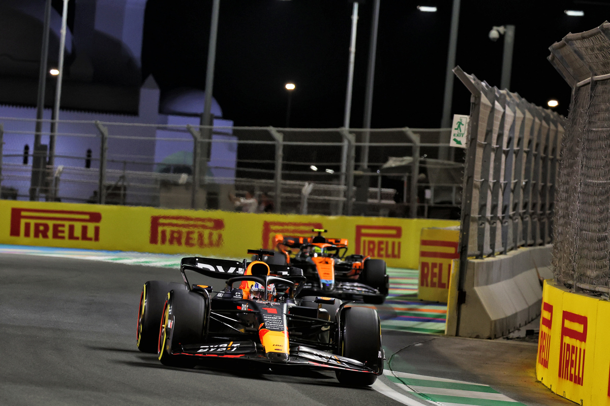 Max Verstappen was fastest on Friday in Saudi Arabia