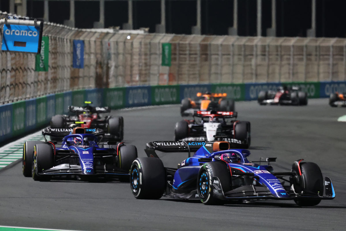Williams duo Alex Albon and Logan Sargeant are in the mix with their F1 rivals this year