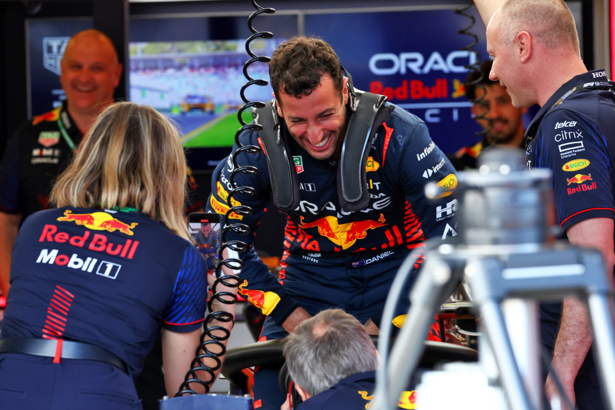Daniel Ricciardo had a positive early simulator session with Red Bull