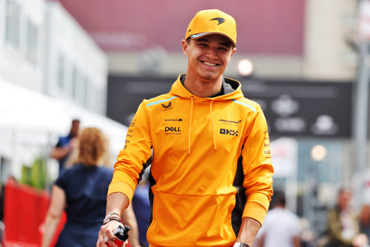 The changes inside McLaren of late have lifted the spirits of Lando Norris