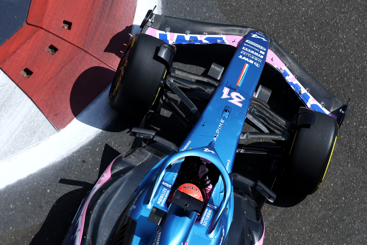 Esteban Ocon effectively copped a double penalty in Azerbaijan after his car was removed from parc ferme