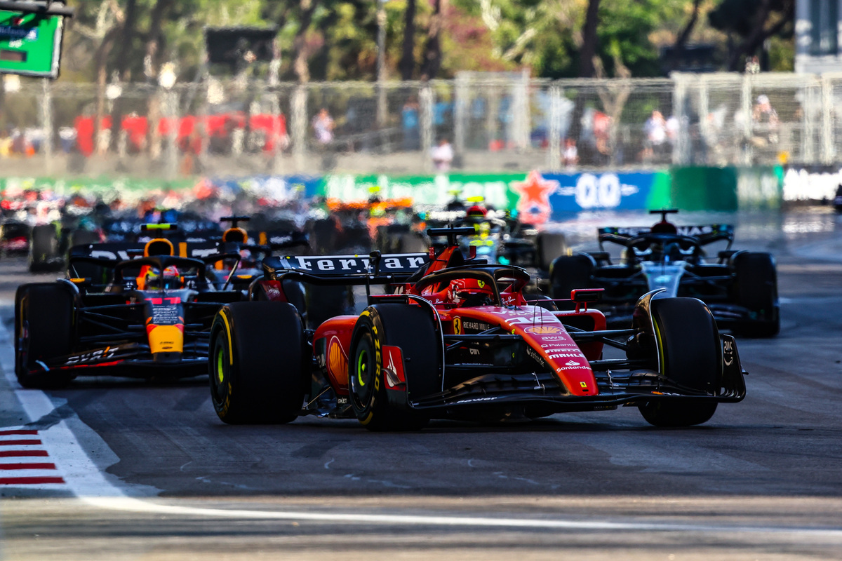 Tyre life hindered Charles Leclerc in the Azerbaijan Sprint