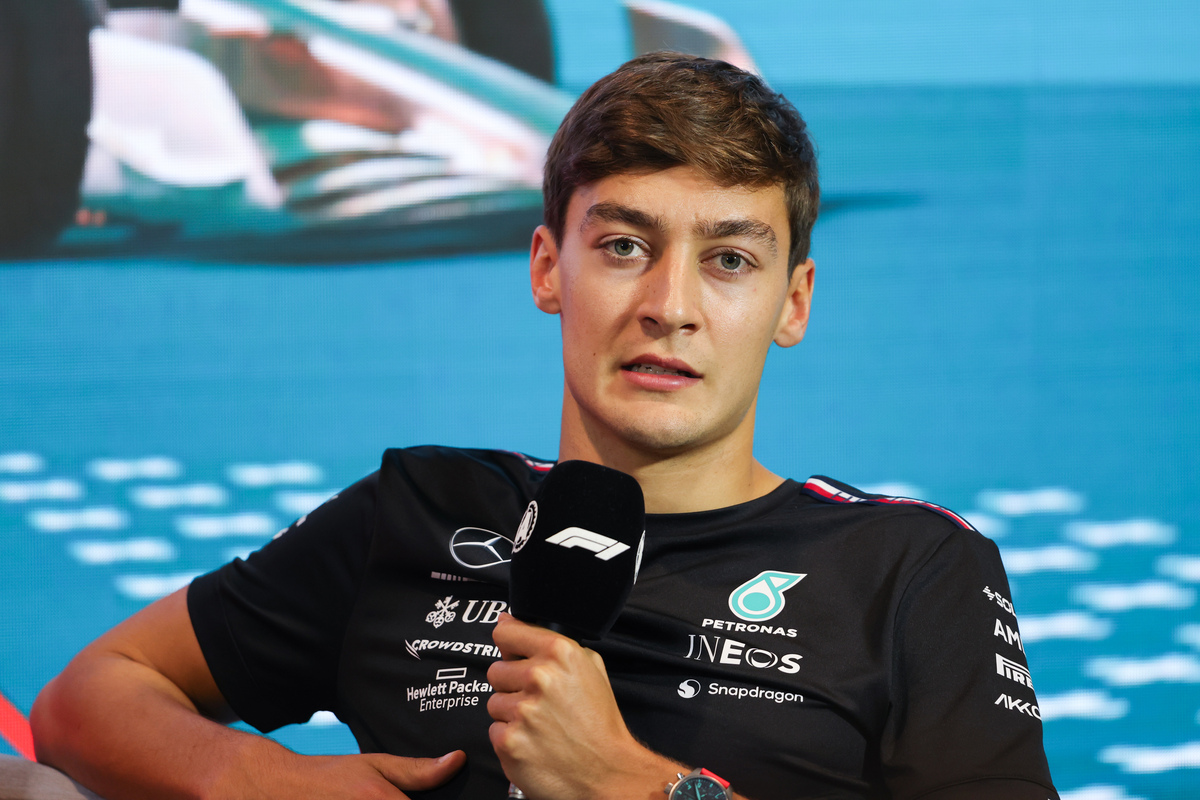 George Russell doesn't plan on speaking to Max Verstappen after their Baku clash