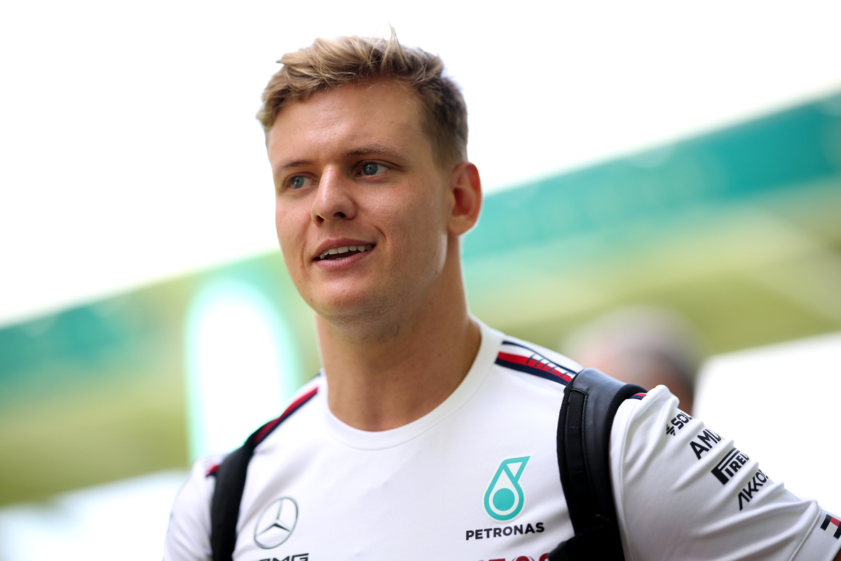 Mick Schumacher will drive the Mercedes W14 in a tyre test next week