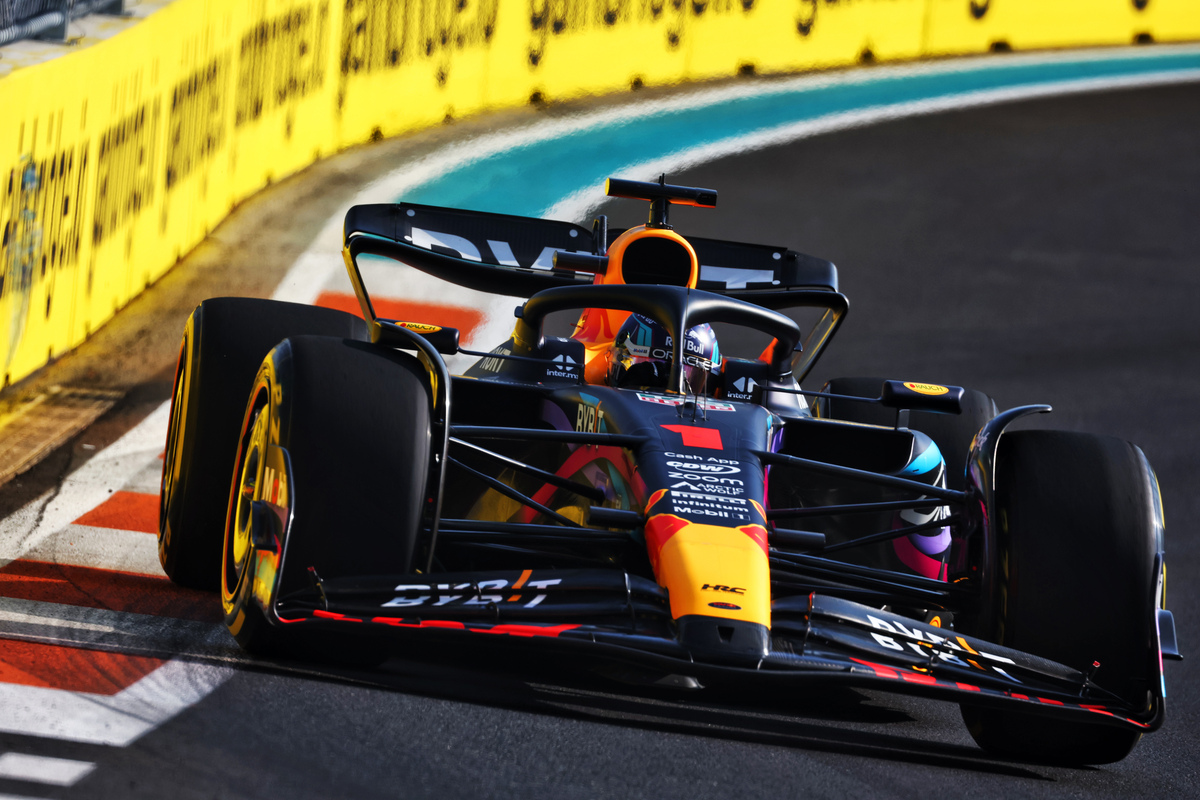 Max Verstappen ended Free Practice 2 fastest in Miami