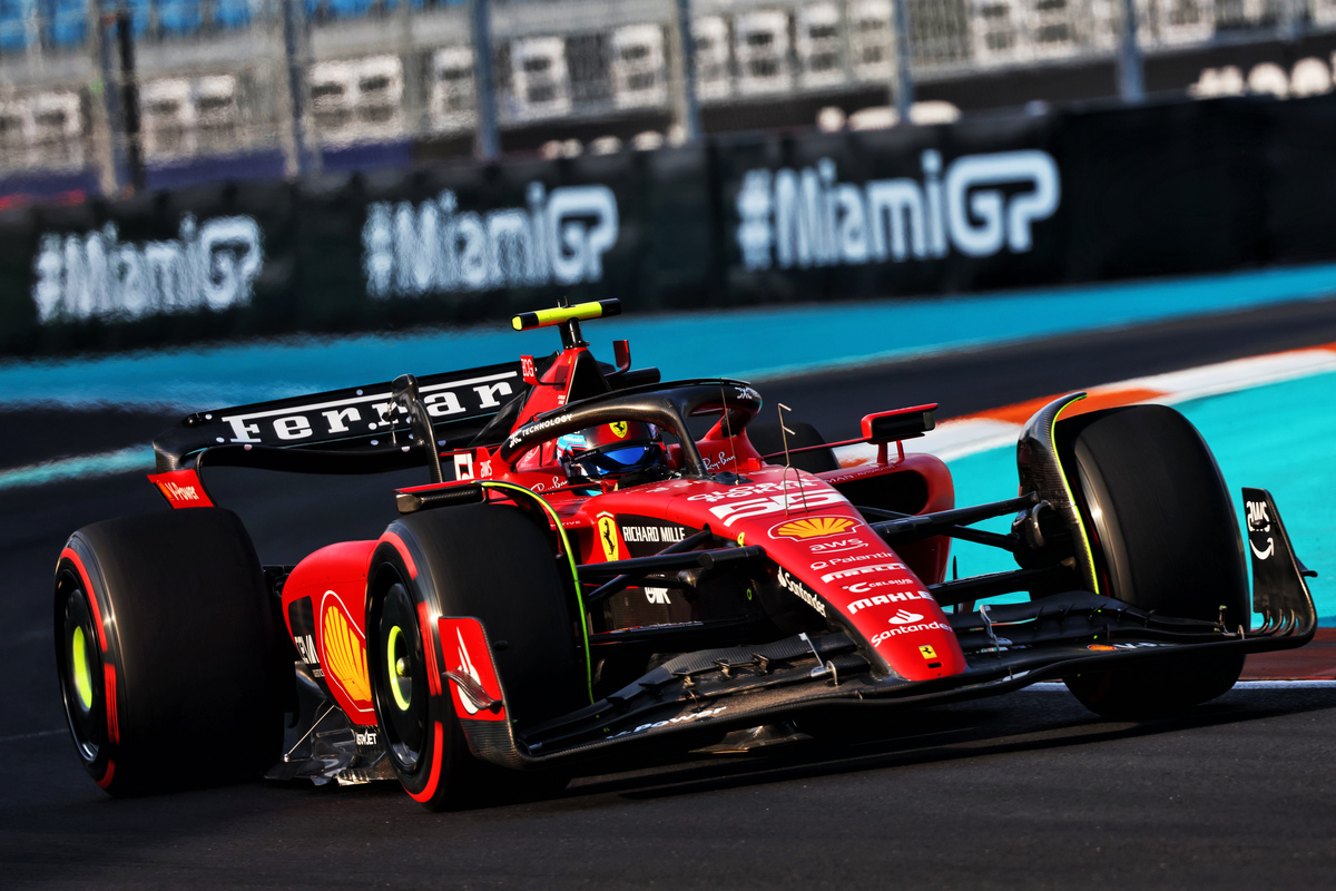 Carlos Sainz will start third in the Miami Grand Prix