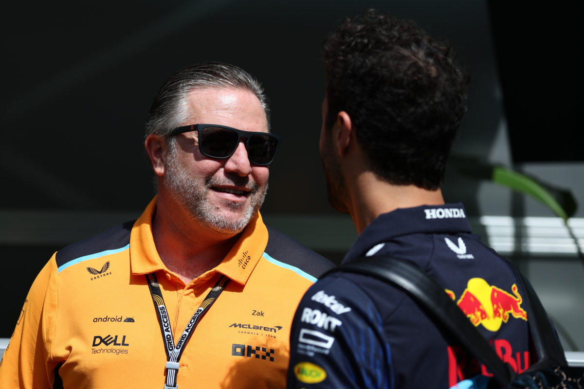 McLaren CEO Zak Brown is hopeful Daniel Ricciardo returns quickly to F1 after breaking his hand