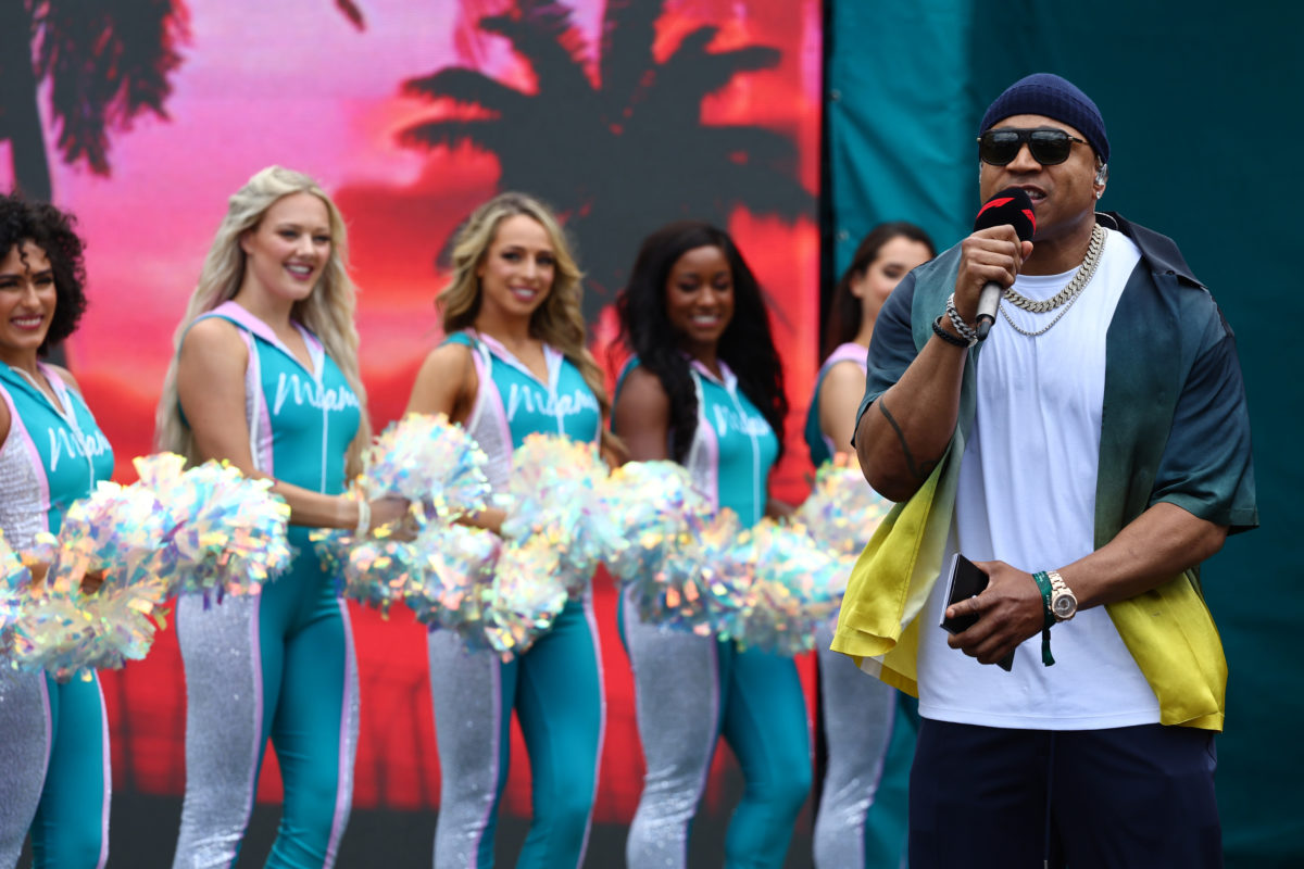 American rapper LL Cool J was part of the pre-race show that has been criticised by the F1 drivers