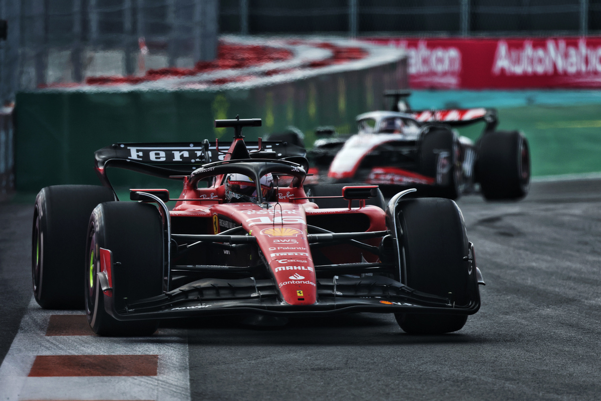 Charles Leclerc suffered from inconsistent handling with his Ferrari throughout the Miami GP