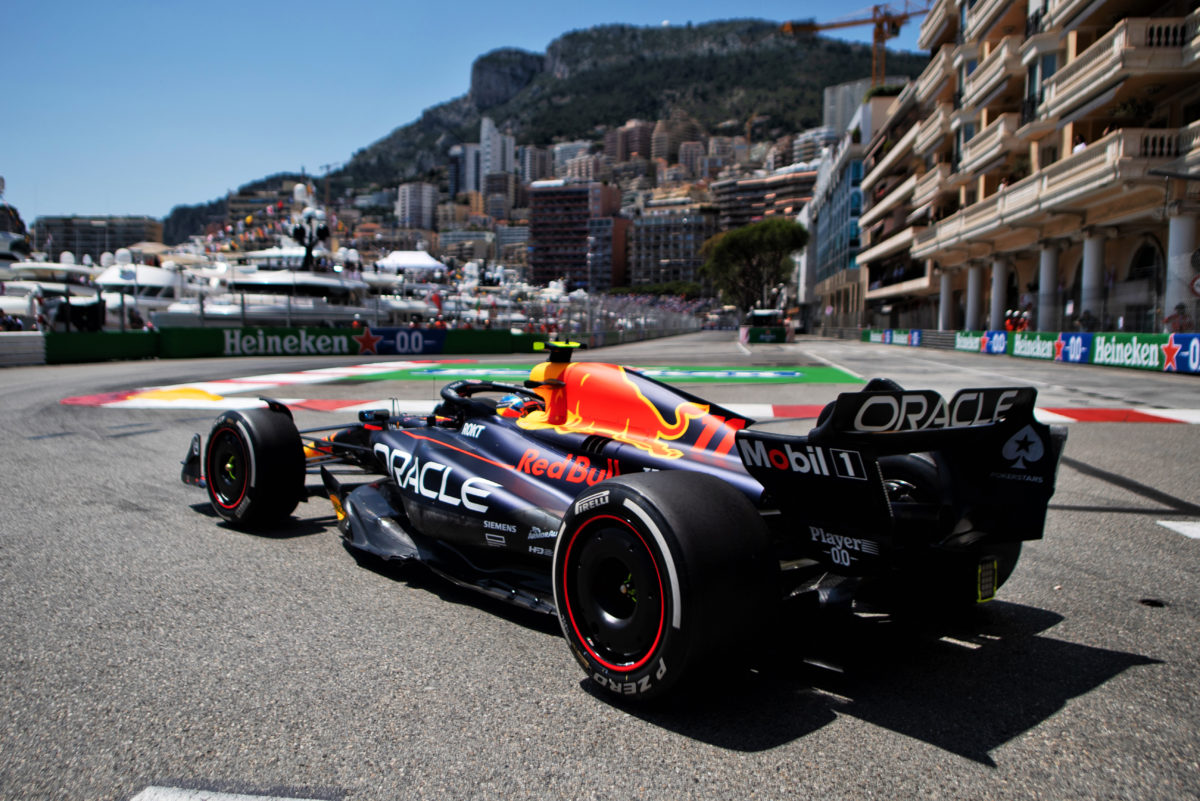 Pictures of the floor on Sergio Perez's Red Bull in Monaco caused considerable debate Image: XPB