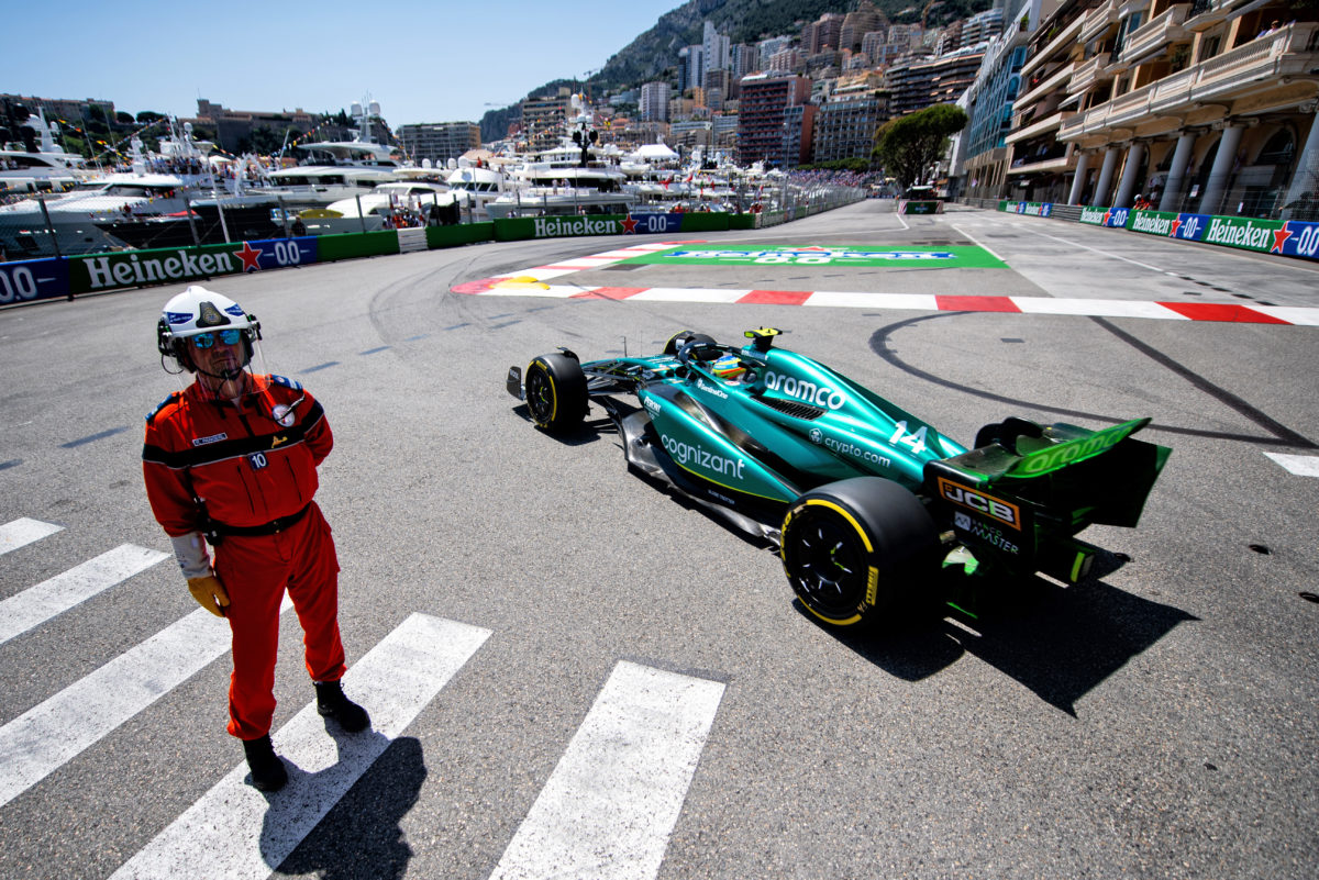 Fernando Alonso feels he is in the hunt for pole for the Monaco Grand Prix
