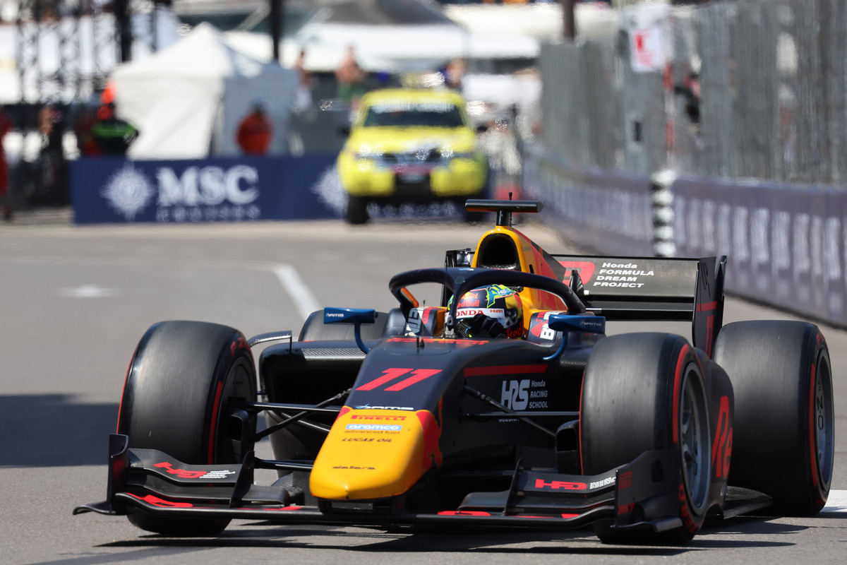 Ayumu Iwasa won the Formula 2 Sprint race in Monaco