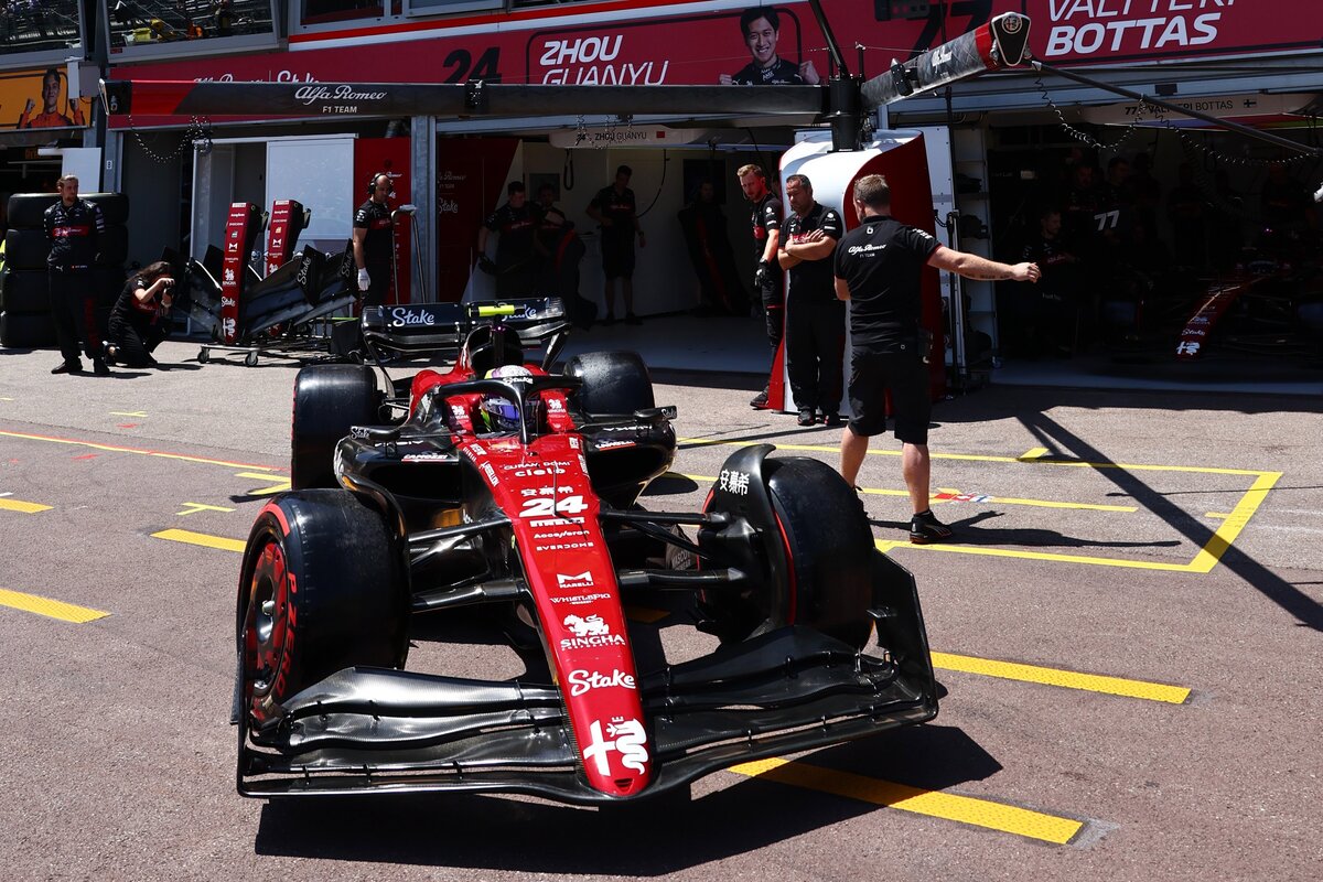 Zhou Guanyu breached the pit lane speed limit on four separate occasions during FP3 for the Monaco GP