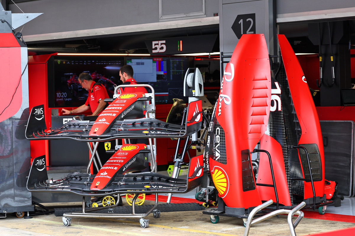 Ferrari has introduced new sidepods and diffuser in Spain