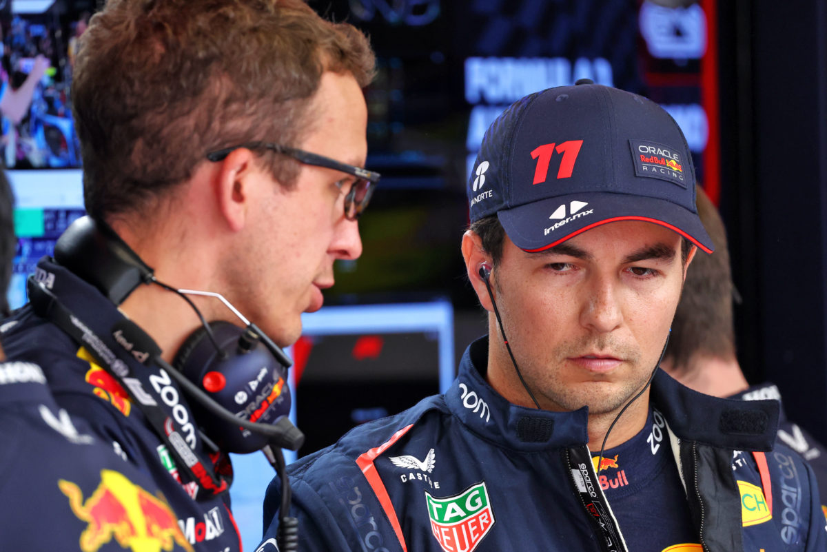 Sergio Perez has fallen 53 points adrift of Red Bull team-mate Max Verstappen