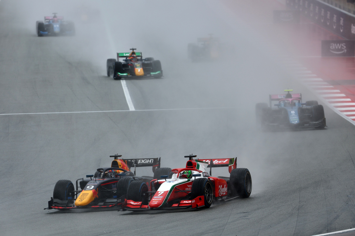 Frederik Vesti has won the Formula 2 Sprint race in Spain