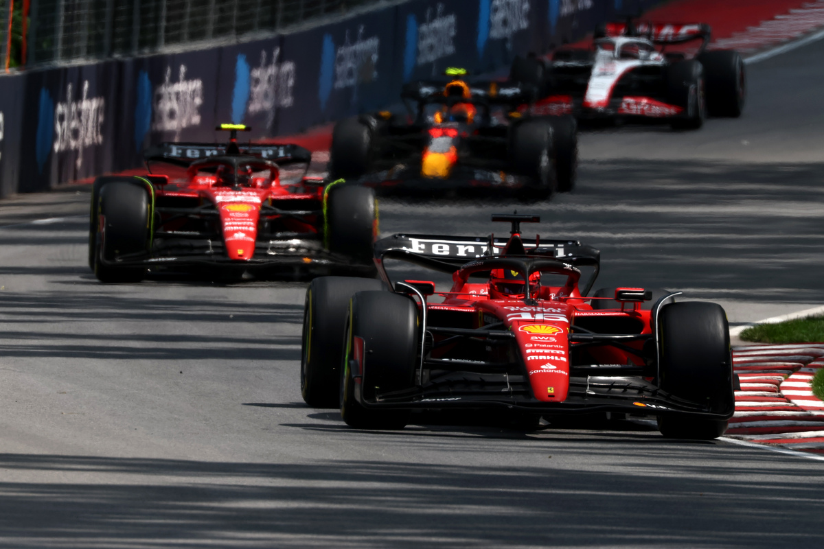 Charles Leclerc and Carlos Sainz finished fourth and fifth in Canada