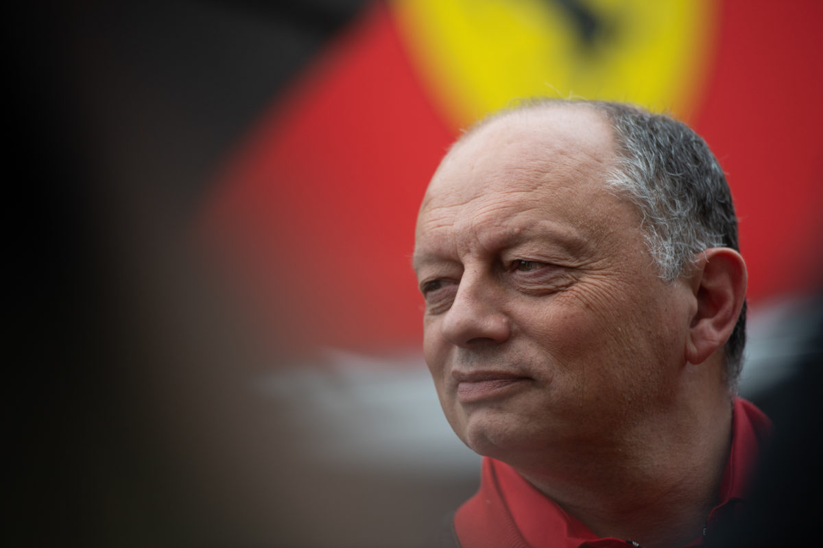 Ferrari team boss Fred Vasseur is pursuing his recruitment to strengthen the team