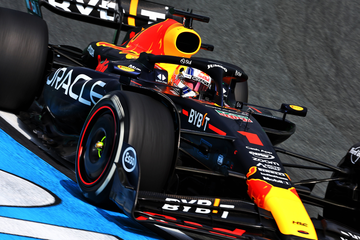 Max Verstappen was fastest from Fernando Alonso in Practice 1 for the Dutch Grand Prix. Picture: XPB Images