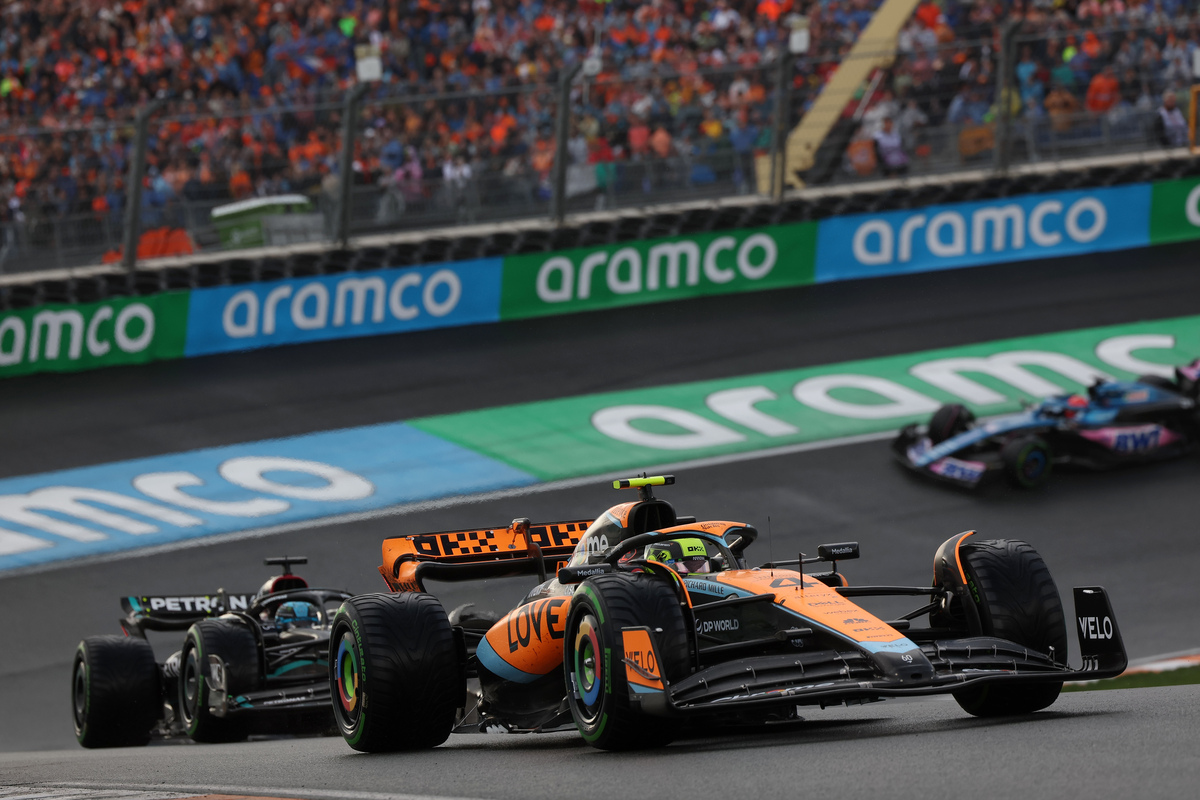 McLaren believes it could have scored a podium with Lando Norris in Zandvoort. Image: XPB Images