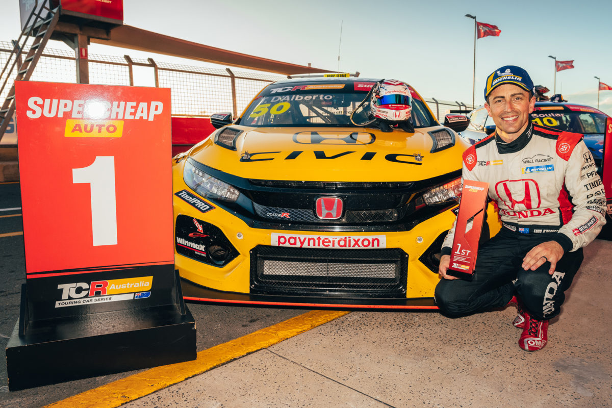 Tony D'Alberto will recontest the Supercheap Auto TCR Australia Series in 2023