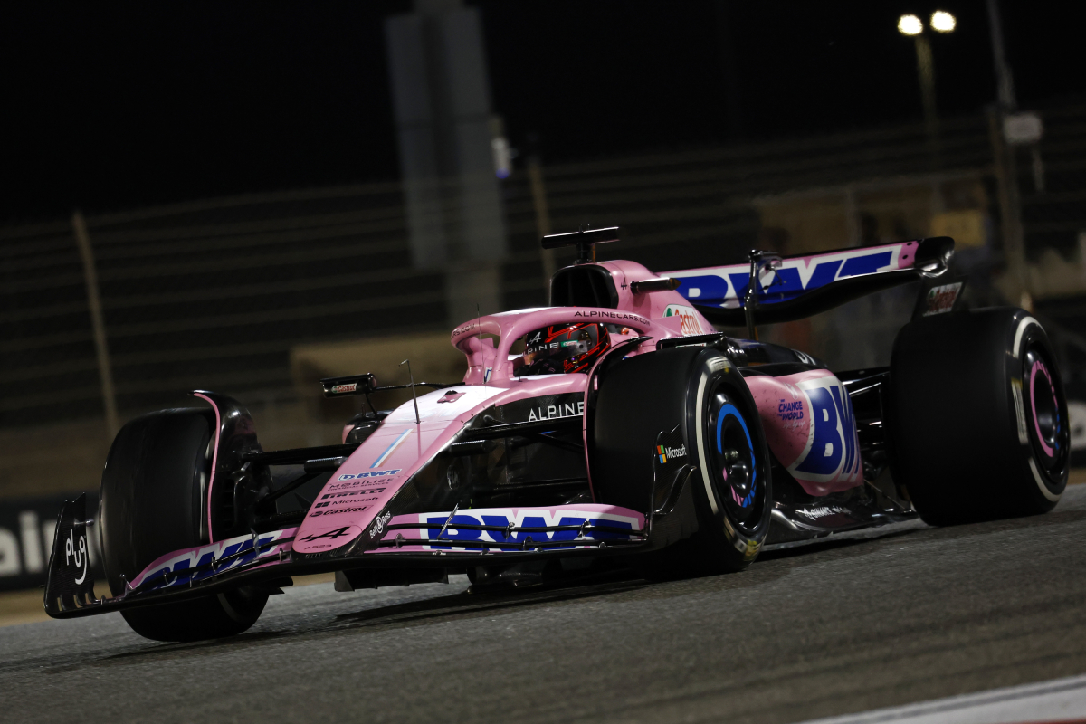 A grid infringement penalty triggered a disastrous Bahrain GP for Alpine driver Esteban Ocon