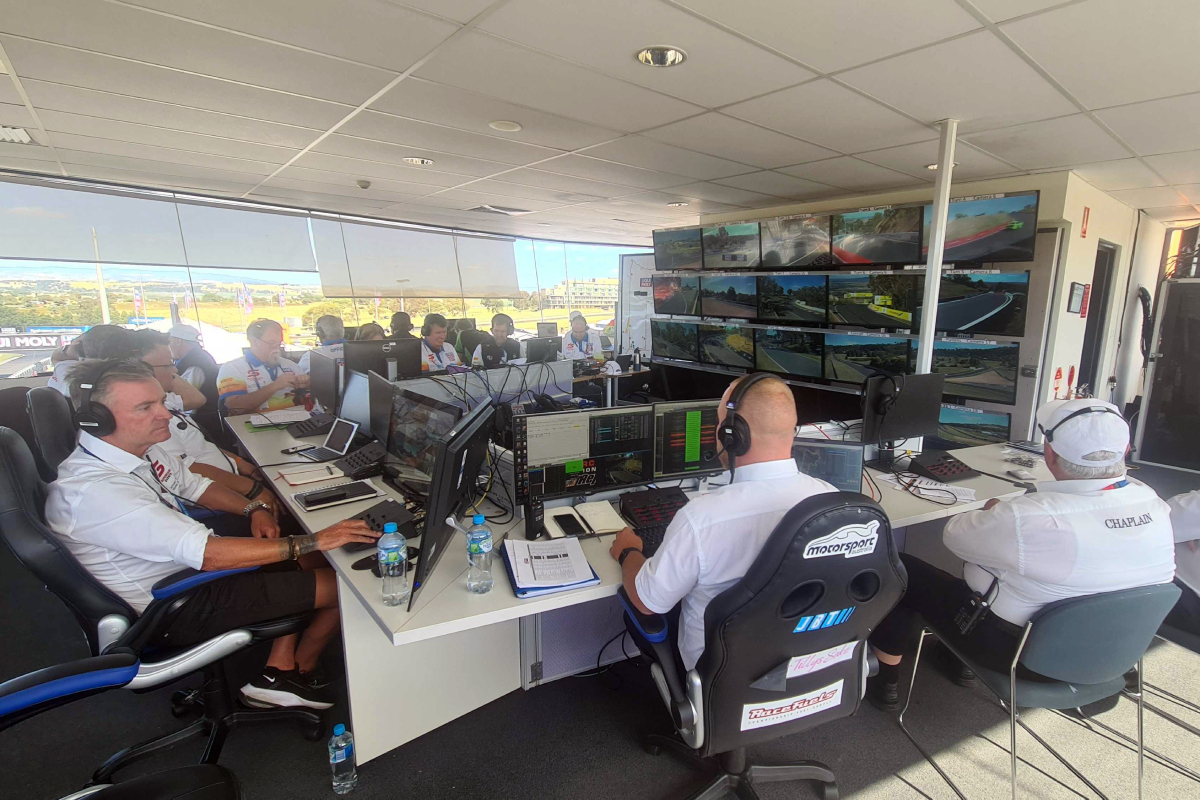 Race Control during Practice 4 at the Bathurst 12 Hour