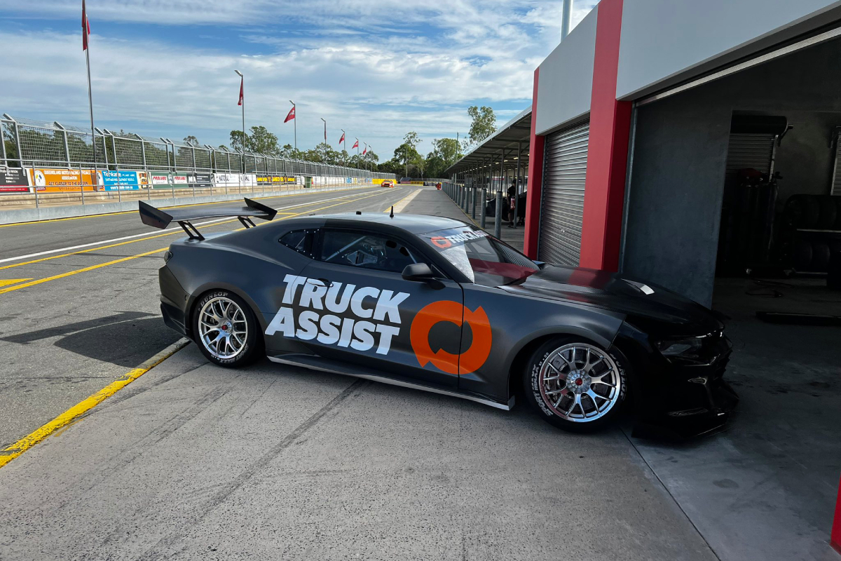The Truck Assist Camaro at Queensland Raceway