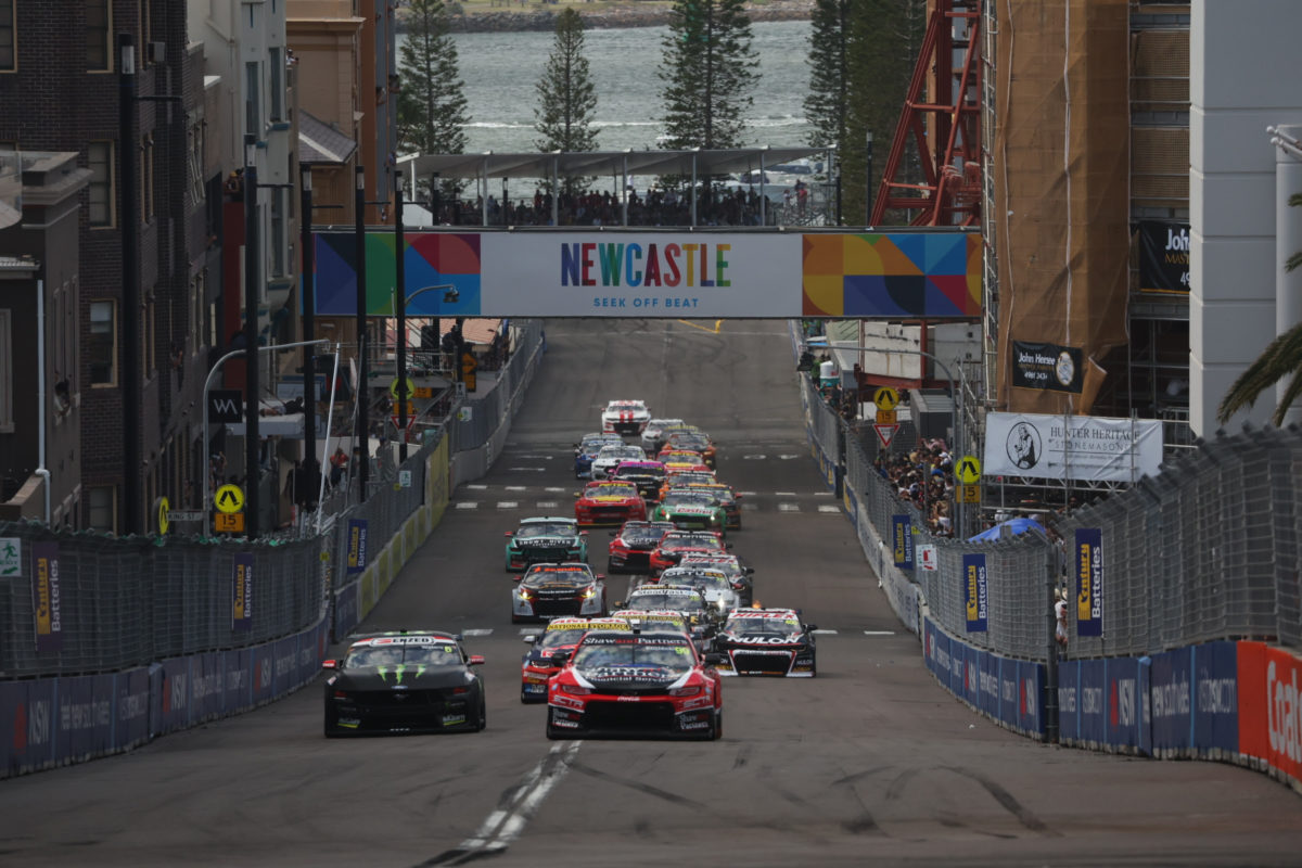 The renewal of the Newcastle 500 is the last major piece of the 2024 Supercars calendar puzzle. Image: Supplied/Mark Horsburgh