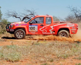 The Holden Colorado, as raced by the PWR Holden Rally Team in the Australasian Safari