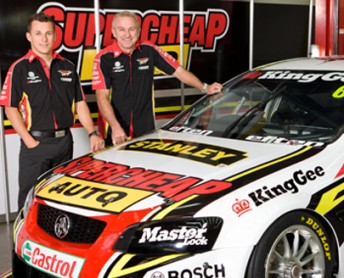 Christian Klien with Russell Ingall