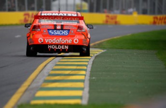Jamie Whincup will start from pole for tomorrow