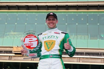 Ed Carpenter on pole for the Indy 500