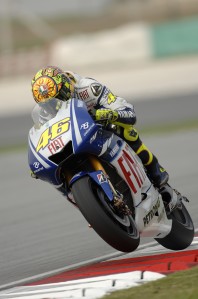 Valentino Rossi will start the Malaysian Grand Prix from pole