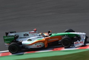 Adrian Sutil, pictured, and Vitantonio Liuzzi have been retained by Force India for 2010