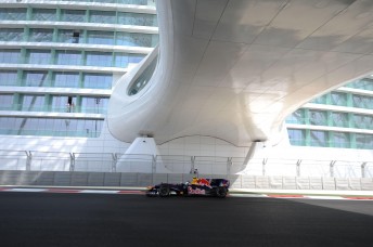 Sebastian Vettel won the Abu Dhabi Grand Prix at the modern Yas Marina Circuit