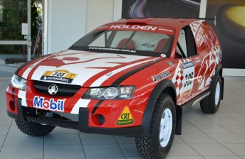 The all-Australian built Holden Adventura that was to compete in the Dakar Rally