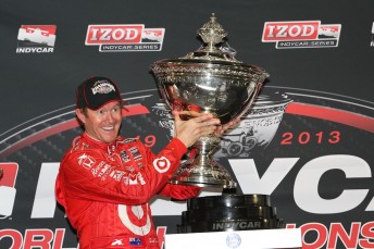 Scott Dixon savours his third IndyCar title